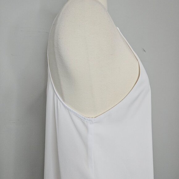 Show Me Your Mumu White Tank Top Crochet Lace Sleeveless High Neck Shirt Small - Picture 5 of 10